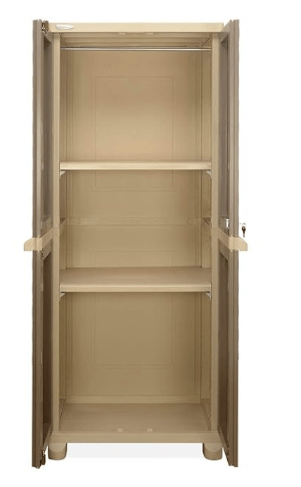 Nilkamal Freedom Big 6 (FB 6) Plastic Cabinet for Storage| Space & Clothes Organizer| Crockery Shelves| Cupboard| Almari| Wardrobe| Living Room| Adult & Kids| Multipurpose for Home Kitchen & Office - Image 3